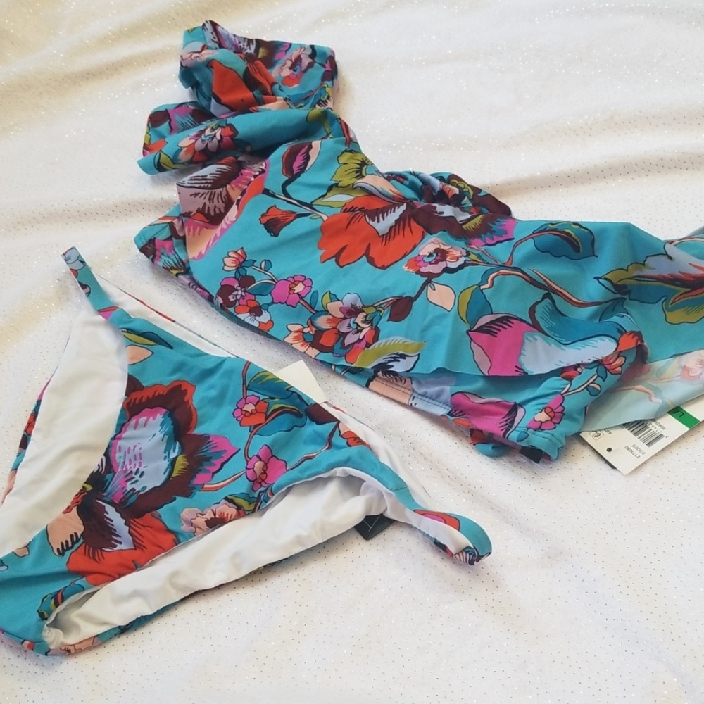 So Luna floral swim suit set